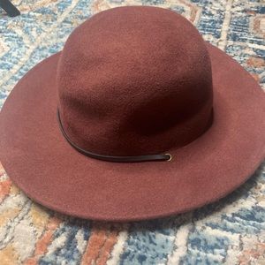 Maroon Brixton Wool hat